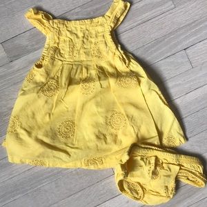 Giggle dress and bloomer set